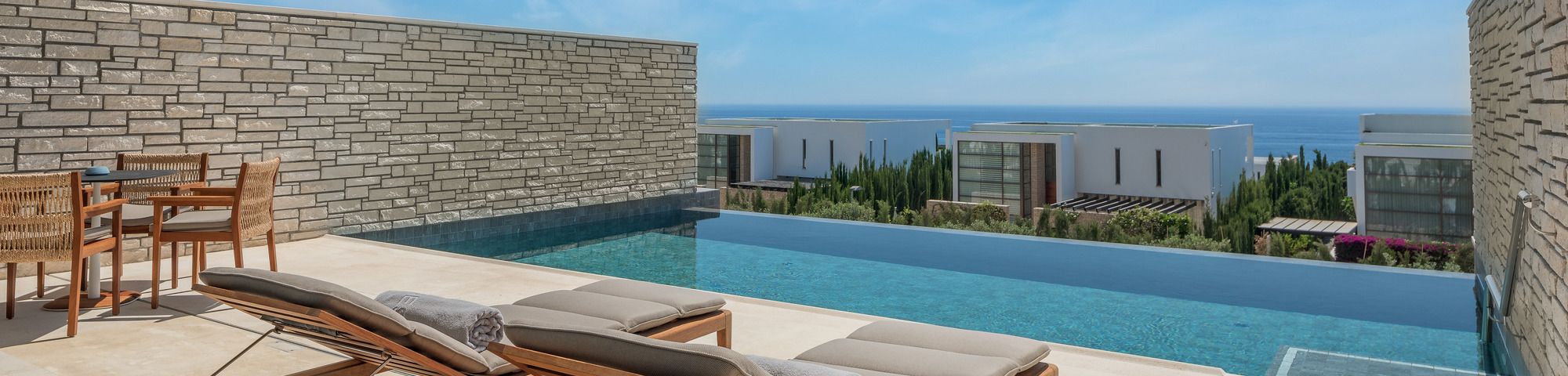 Residences One  Two Bedroom Suite   Terrace With Pool 1